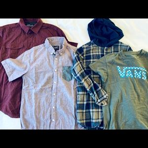 Boys Casual Button Up Set